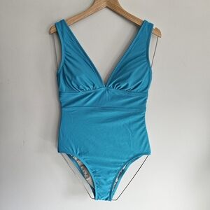Blue One Piece Swimsuit